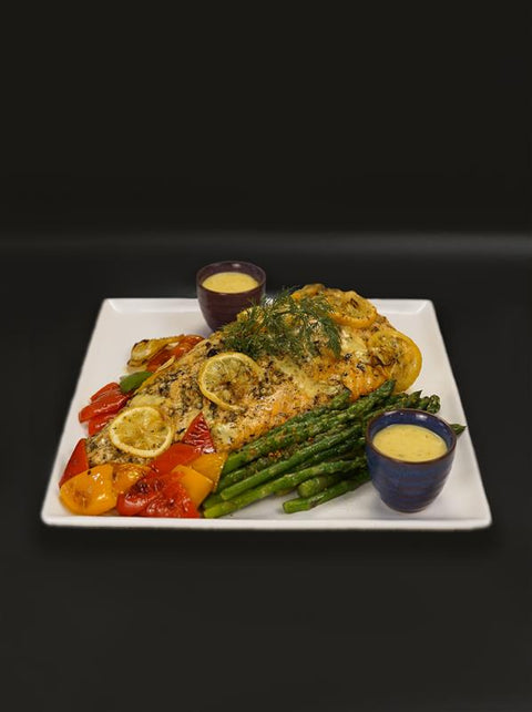 Citrus and Herb Crusted Salmon