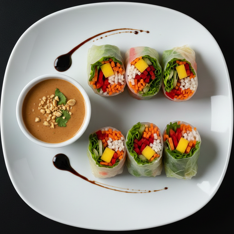 Vegetarian Salad Rolls